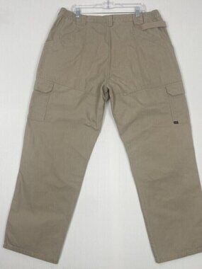 511 Tactical Pants Mens SZ 40x32 Khaki Ripstop Cargo Utility Elastic Waist Beige